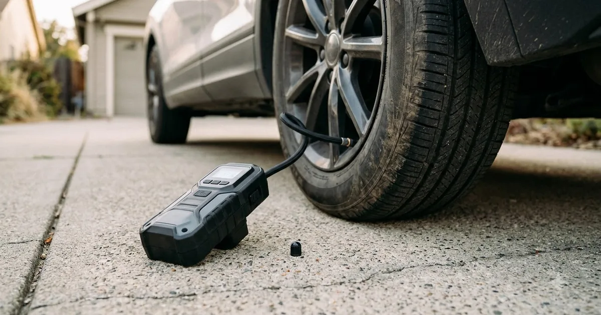 How to Inflate a Tire and Check the Correct Pressure